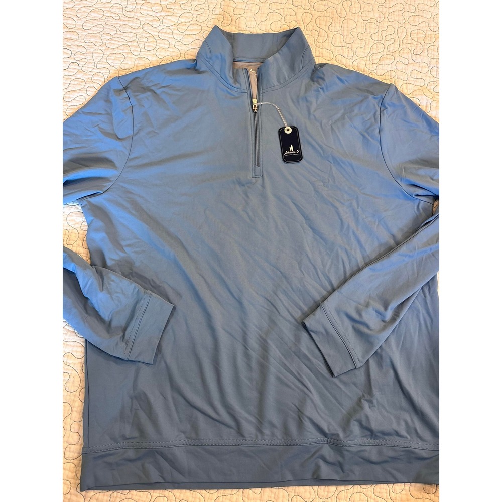 Johnnie-O Mens Motion Performance Quarter Zip Pullover Size Large